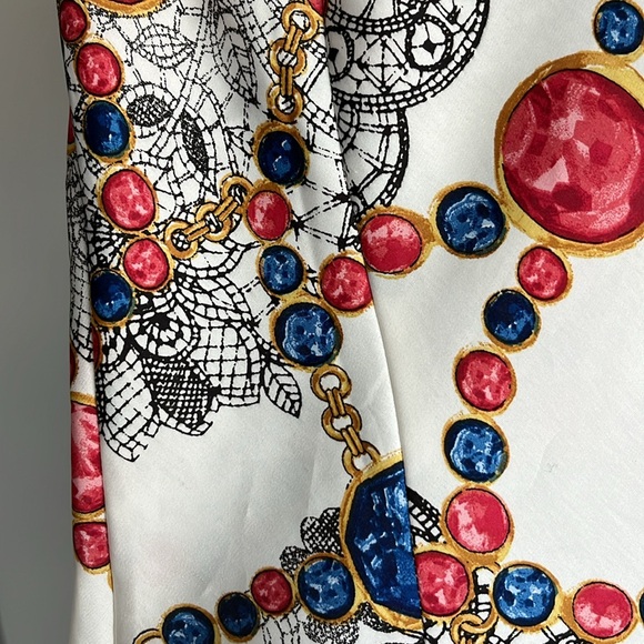 Printed Satin Blouse - Picture 6 of 6